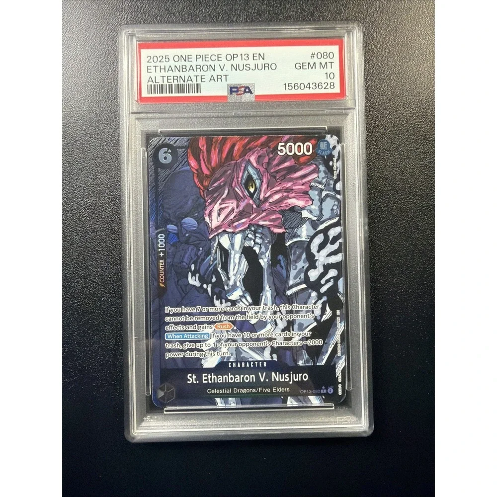 2025 One Piece Carrying On His Will St. Ethanbaron V. Nusjuro OP13-080 PSA 10 A3
